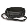 Easytoys – Fetish Collection Fetish Collar With Leash Easytoys Black Collars