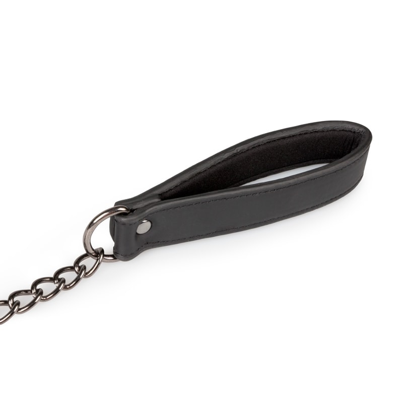 Easytoys – Fetish Collection Fetish Collar With Leash Easytoys Black Collars