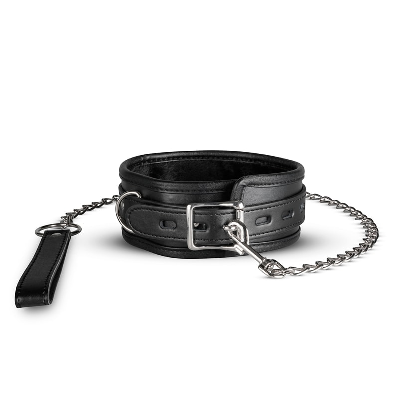 Whipped Κολάρο με Λουρί Whipped Μαύρο Κολάρα