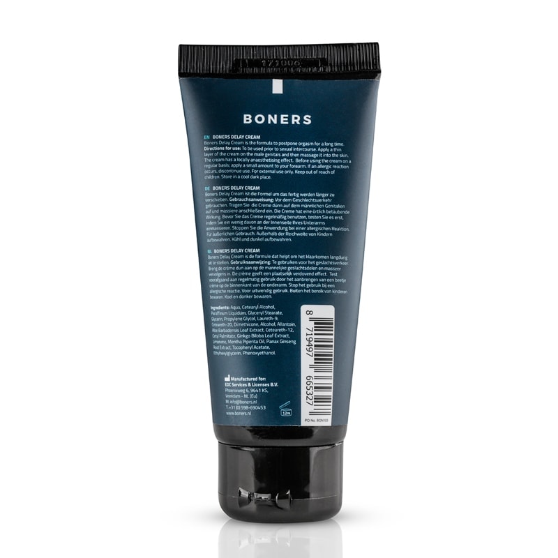 Boners Delay Cream Boners 100ml Delay