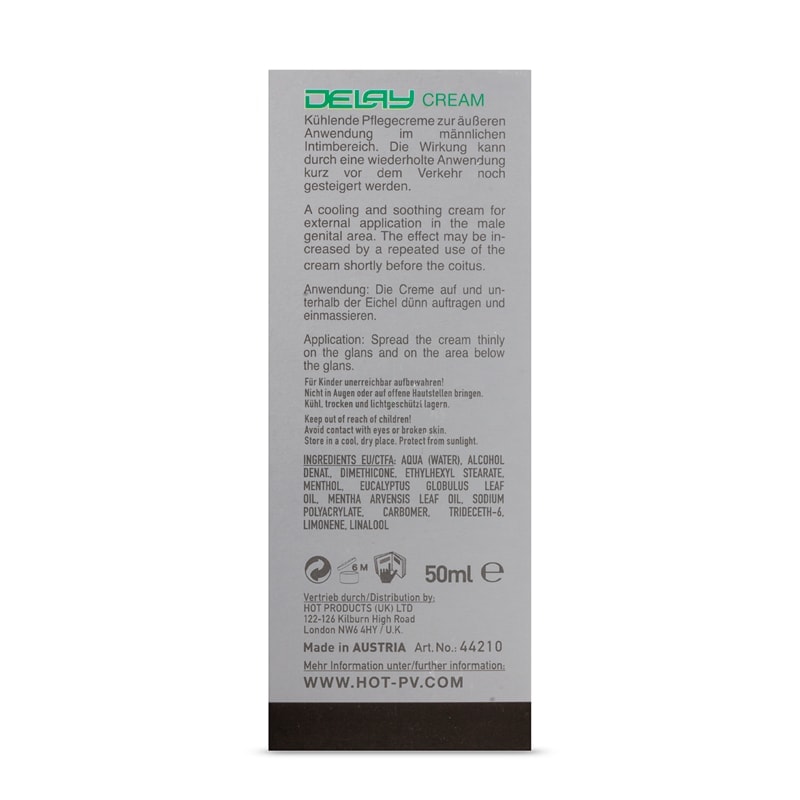 Hot Delay Cream Hot Rhino Long Power 50ml Delay