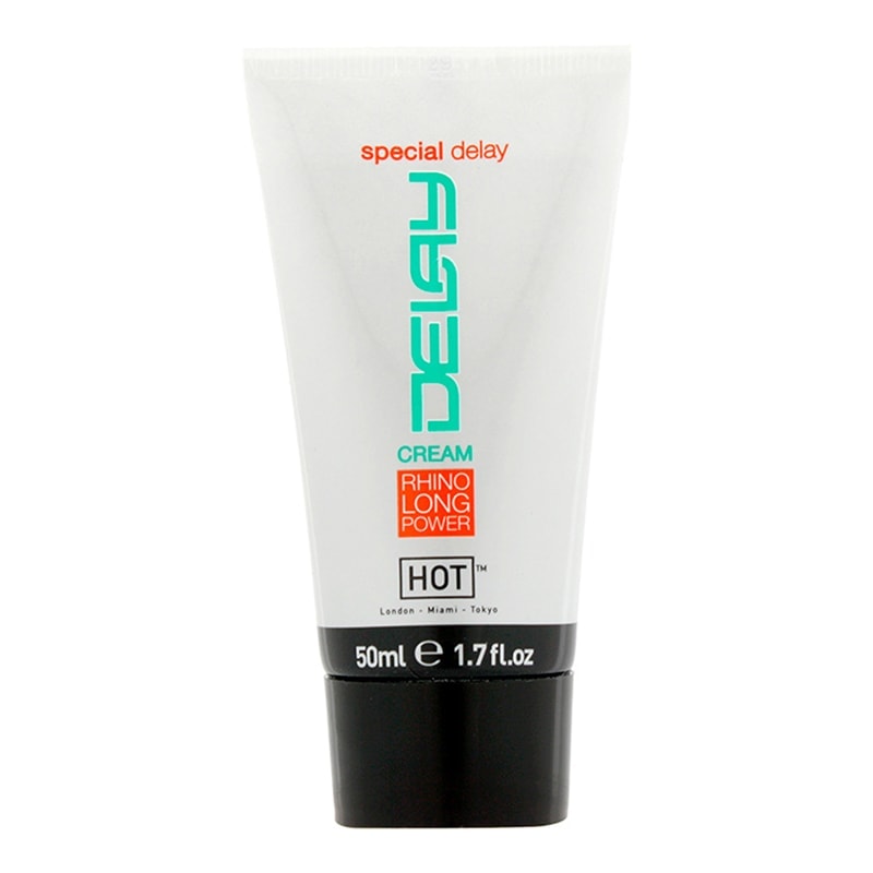Hot Delay Cream Hot Rhino Long Power 50ml Delay