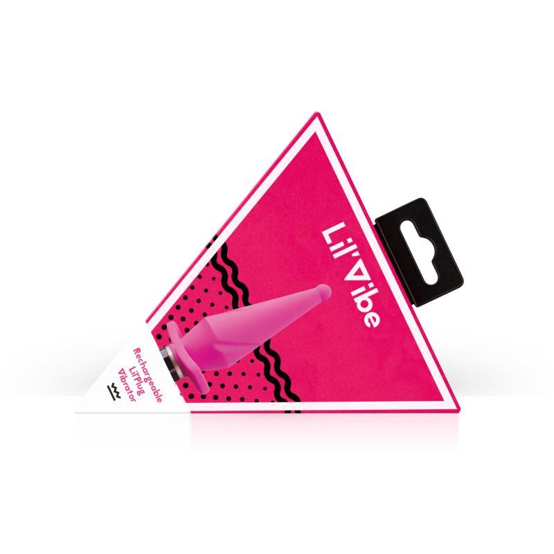 Lil’Vibe Πρωκτική Σφήνα με Δόνηση Lil Plug Vibrator Ροζ Σφήνες με δόνηση