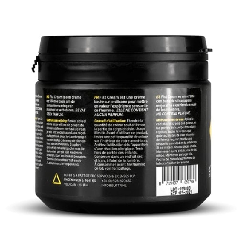 Buttr Λιπαντική Κρέμα BUTTR Fisting Cream 500ml Πρωκτικά