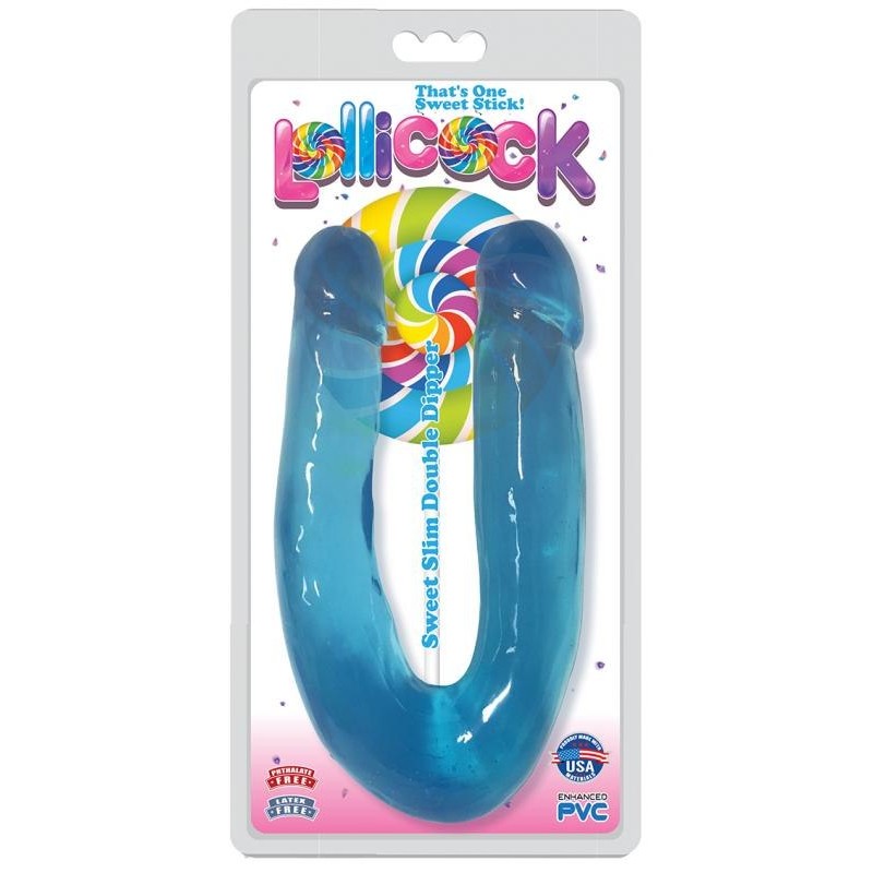 Διπλό Jelly Dildo Lollicock 36cm Μπλε Lollicock Διπλό Jelly Dildo Lollicock 36cm Μπλε Διπλά