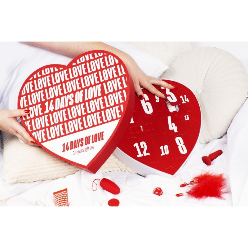 Loveboxxx Ερωτικό Σετ Loveboxxx 14 Days of Love Κόκκινο Σετ