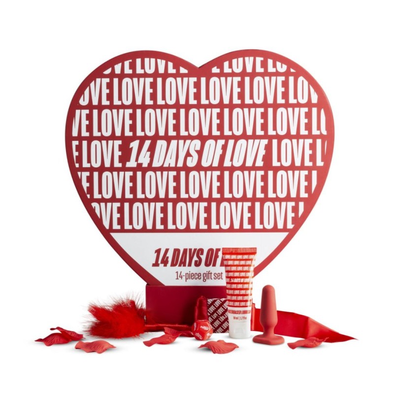 Loveboxxx Ερωτικό Σετ Loveboxxx 14 Days of Love Κόκκινο Σετ