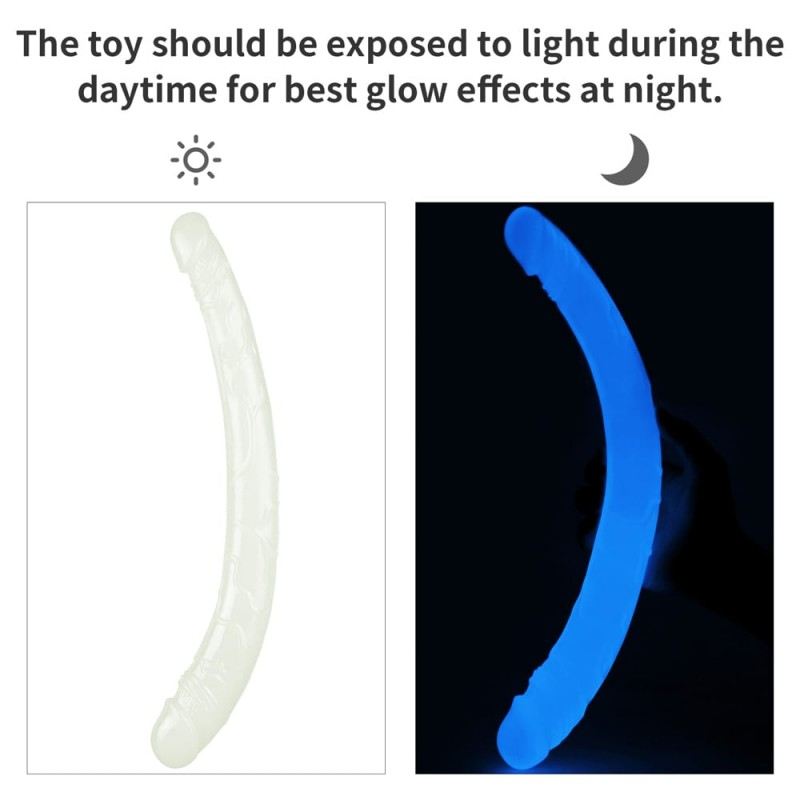 Διπλό Jelly Dildo Lovetoy Lumino Play 37cm Διαφανές Lovetoy Διπλό Jelly Dildo Lovetoy Lumino Play 37cm Διαφανές Διπλά
