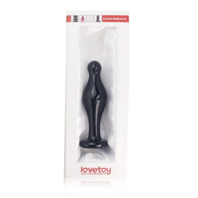 Γυάλινη Πρωκτική Σφήνα Lovetoy Glass Romance Μαύρη Lovetoy Γυάλινη Πρωκτική Σφήνα Lovetoy Glass Romance Μαύρη Σφήνες χωρίς δόνηση