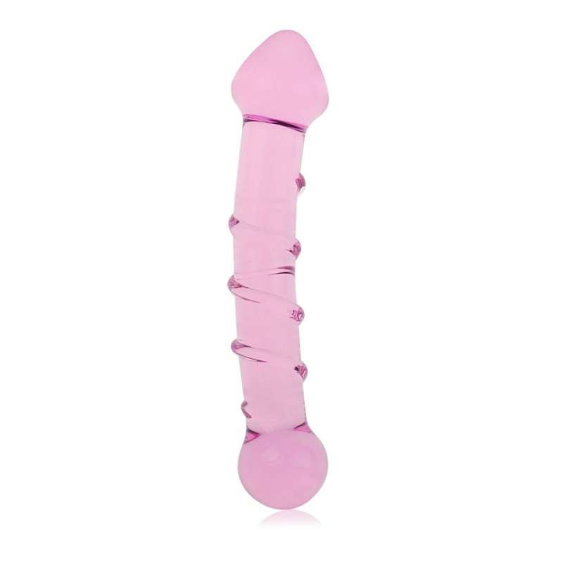 Γυάλινο Dildo Lovetoy Glass Romance 2 17.8cm Ροζ Lovetoy Γυάλινο Dildo Lovetoy Glass Romance 2 17.8cm Ροζ Γυάλινα