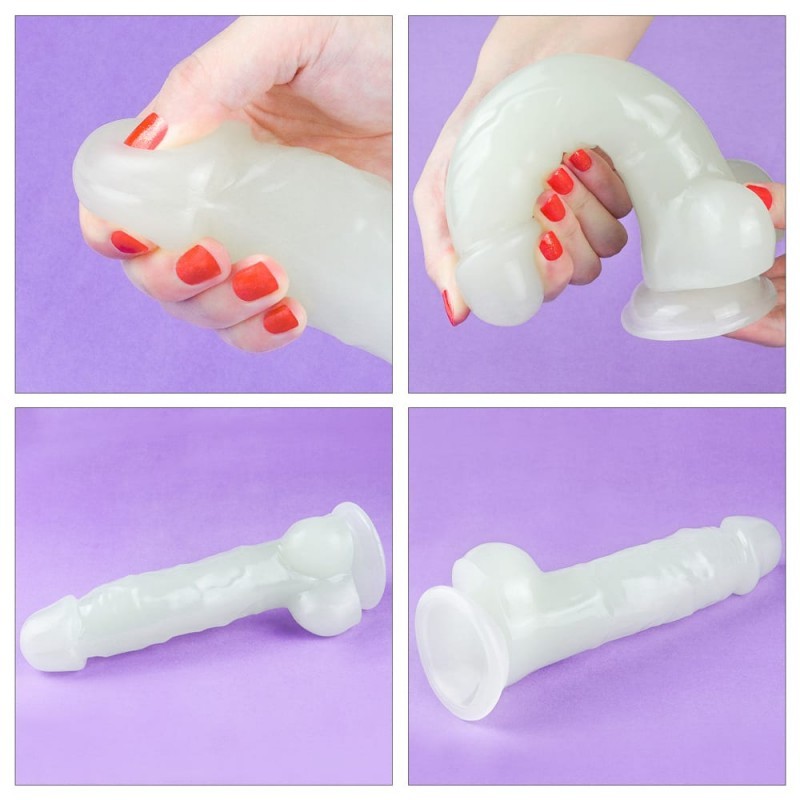 Jelly Dildo Lovetoy Lumino Play 21.5cm Διαφανές Lovetoy Jelly Dildo Lovetoy Lumino Play 21.5cm Διαφανές Jelly