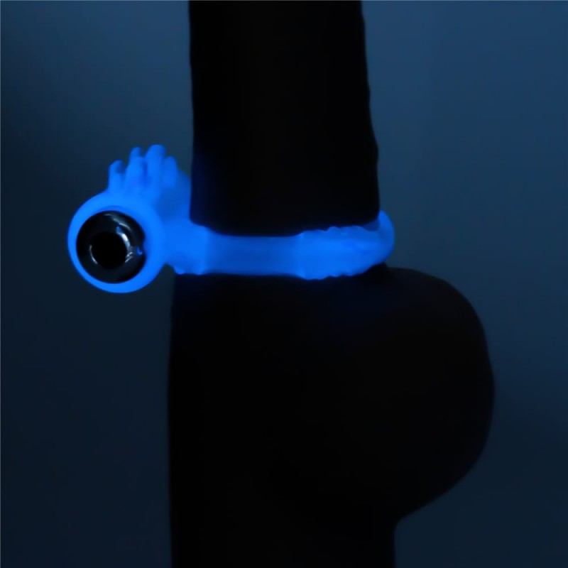Lovetoy Δαχτυλίδι Πέους Φωσφοριζέ Lumino Play 1 Lovetoy Μπλε Δαχτυλίδια Πέους