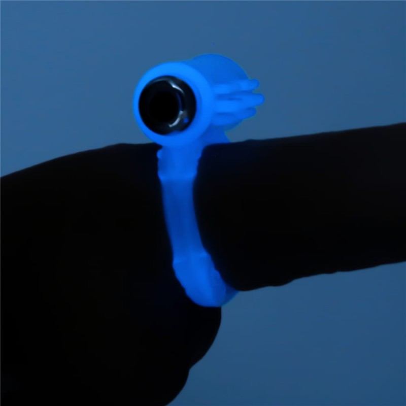 Lovetoy Δαχτυλίδι Πέους Φωσφοριζέ Lumino Play 1 Lovetoy Μπλε Δαχτυλίδια Πέους