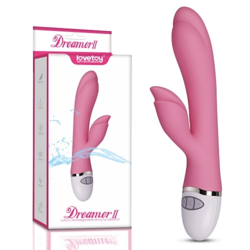 Lovetoy Δονητής Rabbit Lovetoy Dreamer II Ροζ Rabbit