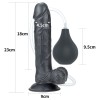 Lovetoy Ρεαλιστικό Dildo Εκσπερμάτισης Lovetoy Squirt Extreme 24cm Μαύρο Ρεαλιστικά