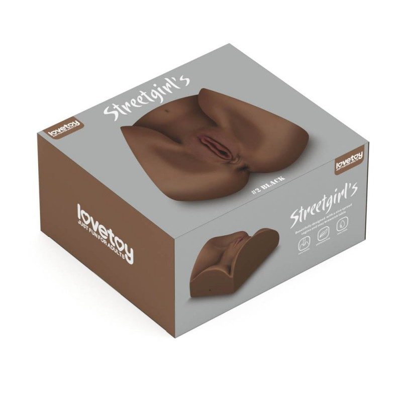 Lovetoy Ρεαλιστικό Ομοίωμα Lovetoy Streetgirls 2 Καφέ Ομοιώματα
