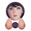 Lovetoy Super Love Doll Lovetoy Silicone Boobie Brunette Love Dolls