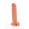 Lovetoy Προέκταση Πέους με Δόνηση Lovetoy Pleasure X-Tender 4 Μπεζ Προεκτάσεις Πέους