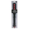 Easytoys – Fetish Collection Long Leather Paddle With Heart Easytoys Black Floggers & Paddles