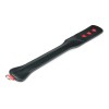 Easytoys – Fetish Collection Long Leather Paddle With Heart Easytoys Black Floggers & Paddles