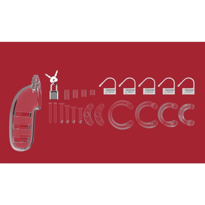 Mancage Κλουβί Πέους ManCage Model 6 Chastity 14 cm Διαφανές Cock Cages