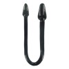 Master Series Double Dildo Ravens Tail 2X Anal Plug 75cm Black Double