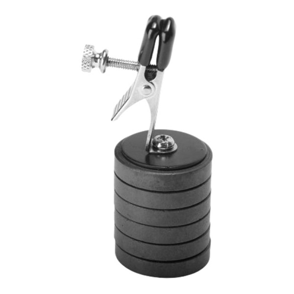 Nipple Clamp Onus Master Series W/Magnet Weights Black Nipple Clamp Onus Master Series W/Magnet Weights Black