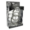 Master Series Δαχτυλίδια Πέους Σετ Trine Steel Ring Collection Ασημί Δαχτυλίδια Πέους