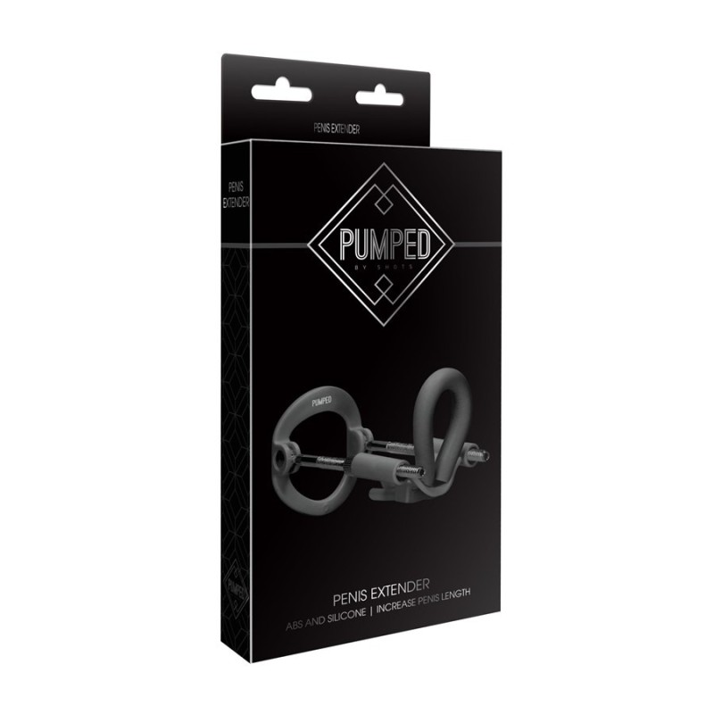 Pumped By Shots Μεγεθυντής Πέους Pumped Penis Extender Μαύρος Μεγεθυντές Πέους