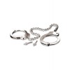 Fetish Fantasy Series Metal Leg Cuffs Fetish Fantasy Series Silver Metal handcuffs