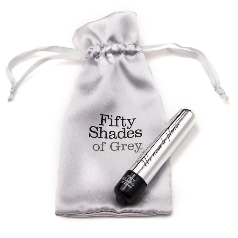 Fifty Shades of Grey Bullet Vibrator 50 Shades Of Grey We Aim Τo Please Silver Bullet