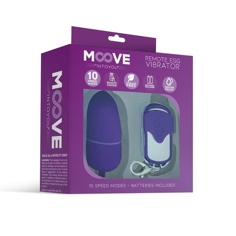 Small Vibrating Egg With Remote Moove Purple Moove Small Vibrating Egg With Remote Moove Purple Vibrating Eggs
