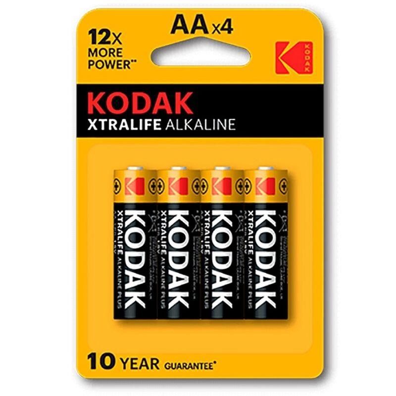 Kodak Batteries Kodak Xtralife Alkaline AA 4pcs Batteries