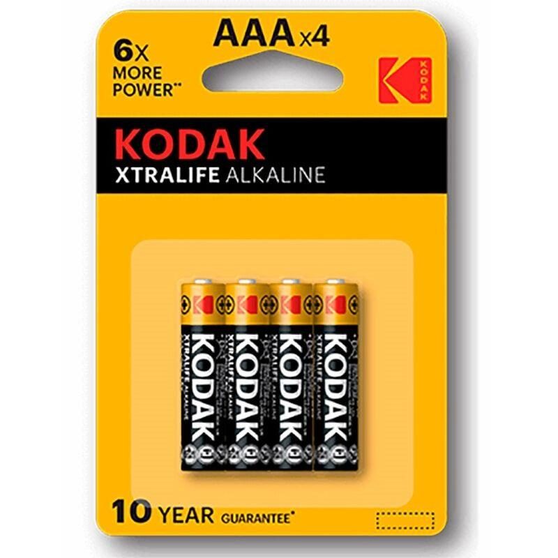 Kodak Batteries Kodak Xtralife Alkaline AAA 4pcs Batteries
