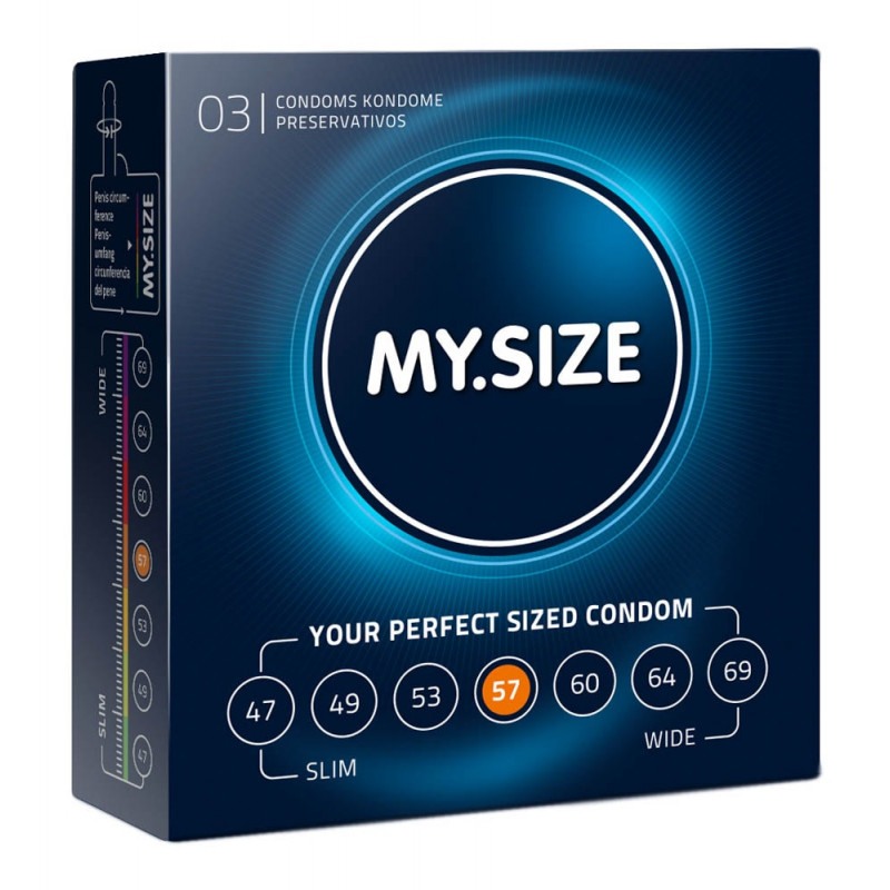 My.Size Condoms MY.SIZE 57 3pcs Condoms