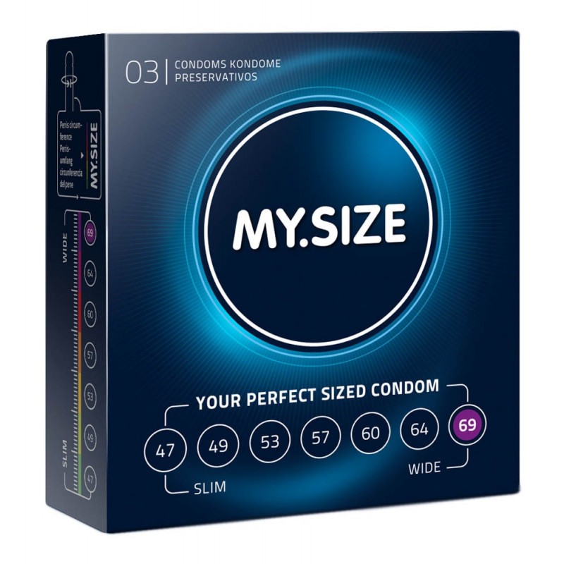 Condoms MY.SIZE 69 3pcs My.Size Condoms MY.SIZE 69 3pcs Condoms