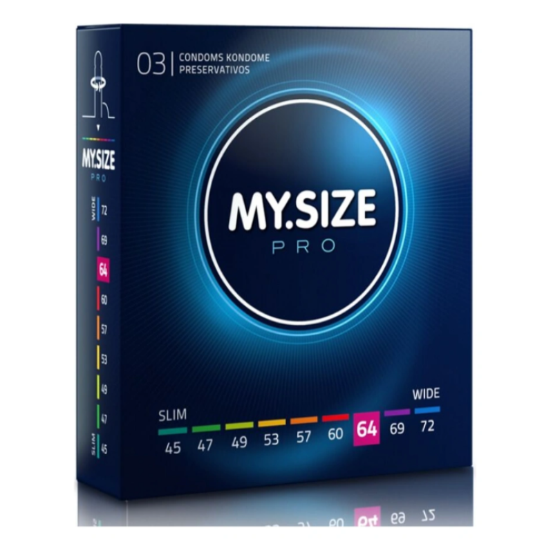 My.Size Προφυλακτικά MY.SIZE Pro 64 3τμχ Προφυλακτικά