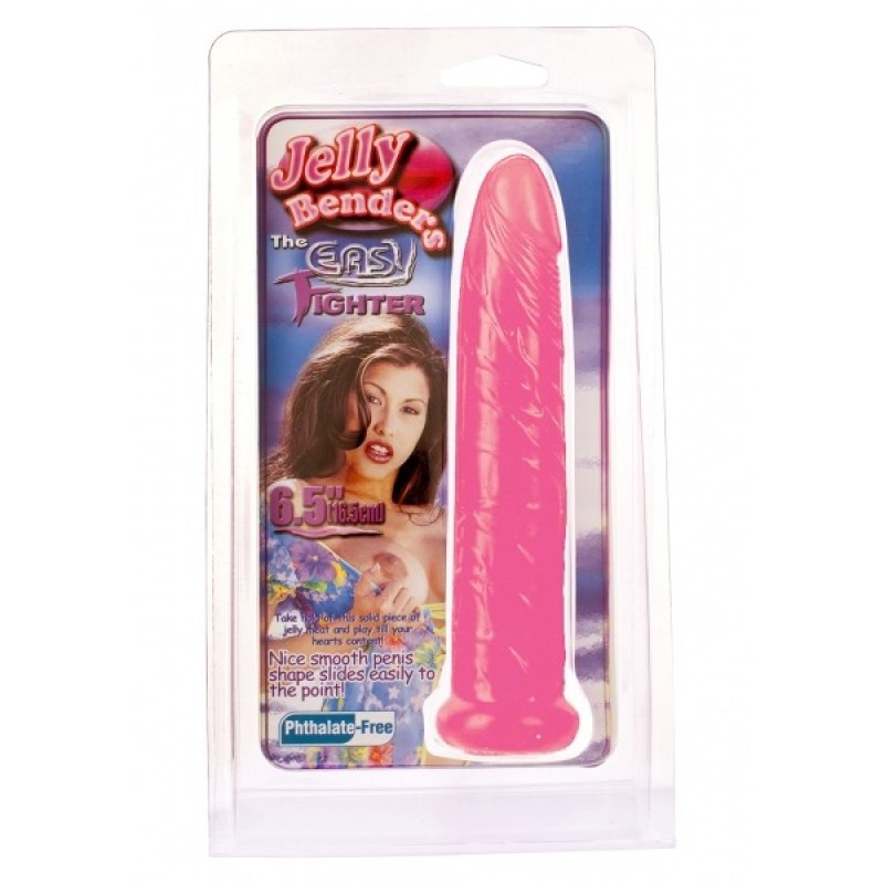 NMC Jelly Dildo NMC Jelly Benders The Easy Fighter 16.5cm Ροζ Jelly