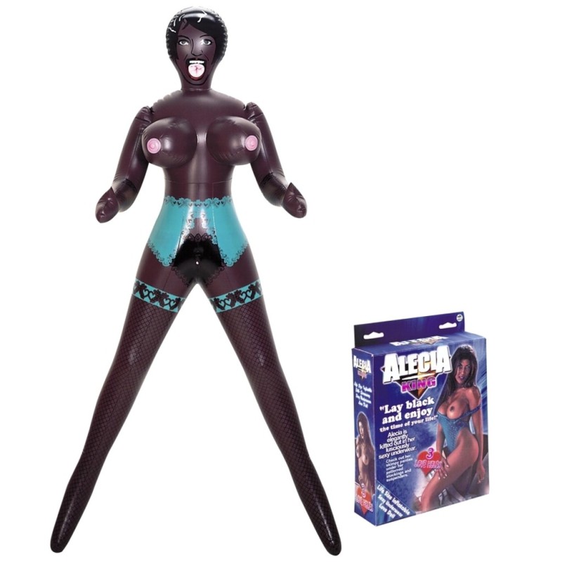 NMC Φουσκωτή Κούκλα Nmc Alecia King Black Doll Κούκλες