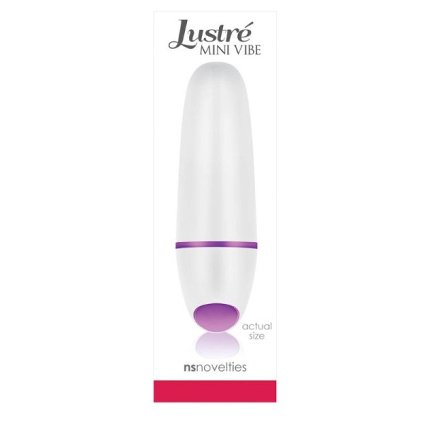 Μίνι Δονητής Nsnovelties Lustre Λευκός
