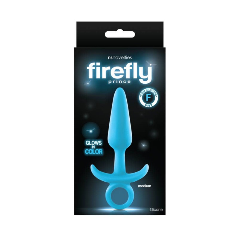Πρωκτική Σφήνα Firefly Prince Medium Γαλάζια NS Novelties Πρωκτική Σφήνα Firefly Prince Medium Γαλάζια Σφήνες για αρχάριους