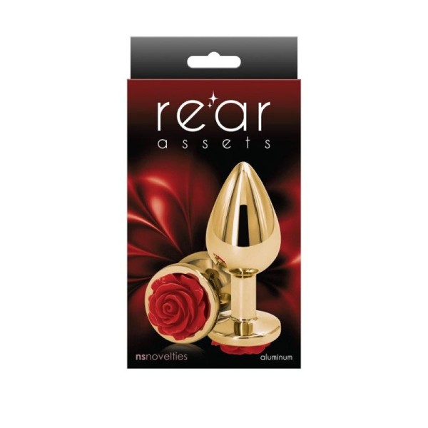 Πρωκτική Σφήνα NSnovelties Rose Medium Κόκκινη Πρωκτική Σφήνα NSnovelties Rose Medium Κόκκινη