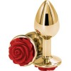 NS Novelties Butt Plug NSnovelties Rose Small Red Non-Vibrating butt plugs