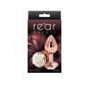NS Novelties Butt Plug NSnovelties Rose Small White Non-Vibrating butt plugs