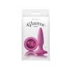 Butt Plug With Jewel Glams Mini Gem Pink NS Novelties Butt Plug With Jewel Glams Mini Gem Pink Beginners butt plugs