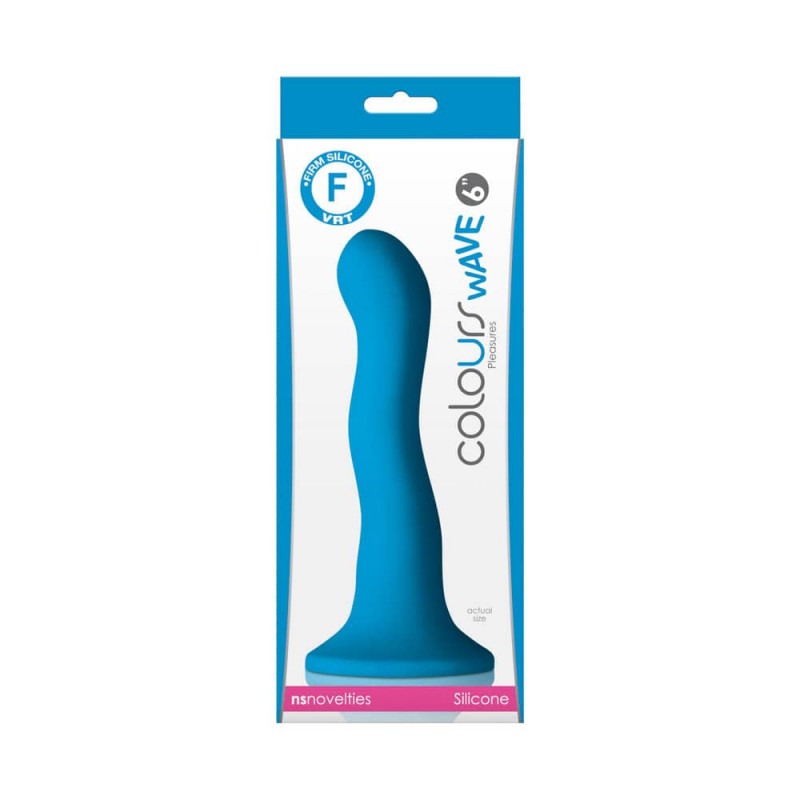 NS Novelties Dildo Nsnovelties Colours Wave 18cm Μπλε Dildos