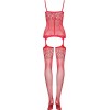 Obsessive Bodystocking Obsessive F204 Red Bodystockings