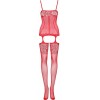 Obsessive Bodystocking Obsessive F204 Red Bodystockings
