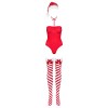 Σέξι Χριστουγεννιάτικη Στολή Obsessive Kissmas Teddy Obsessive Σέξι Χριστουγεννιάτικη Στολή Obsessive Kissmas Teddy Κορμάκια