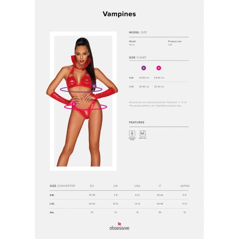 Obsessive Obsessive Vampines Costume Cosplay